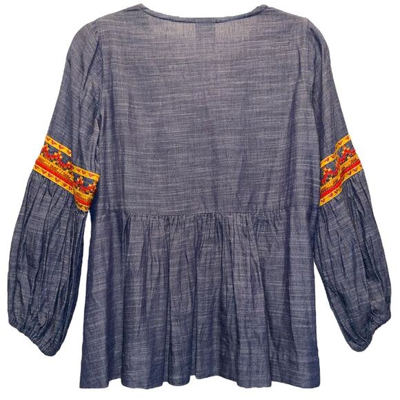 Ivy Jane Cotton Tapestry Bohemian Top XS - Picture 3 of 10